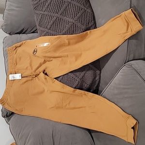 Rust timberland joggers sweats size large New with tags!